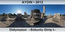 AYDIN Didymaion  �S�tunlu Giri� I�