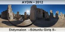 AYDIN Didymaion  �S�tunlu Giri� II�
