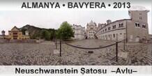 ALMANYA � BAVYERA Neuschwanstein �atosu  �Avlu�