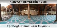 KONYA � BEY�EH�R E�refo�lu Camii  �Kar kuyusu�