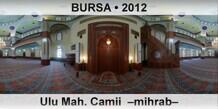 BURSA Ulu Mah. Camii  �Mihrab�