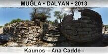MU�LA � DALYAN Kaunos  �Ana Cadde�
