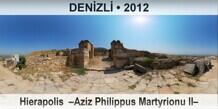 DEN�ZL� Hierapolis  �Aziz Philippus Martyrionu II�