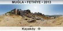 MU�LA � FETH�YE Kayak�y  �II�