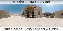 SUR�YE � HALEP Halep Kalesi  �Eyyub� Saray� Giri�i�
