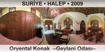 SUR�YE � HALEP Oryental Konak  �Geylani Odas��