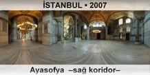 �STANBUL Ayasofya Camii �Sa� koridor�
