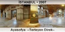 �STANBUL Ayasofya Camii �Terleyen Direk�
