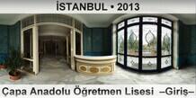 �STANBUL �apa Anadolu ��retmen Lisesi  �Giri��