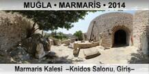 MU�LA � MARMAR�S Marmaris Kalesi  �Knidos Salonu, Giri��