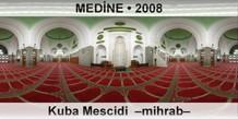 MED�NE Kuba Mescidi  �Mihrab�