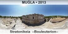 MU�LA Stratonikeia  �Bouleuterion�