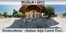 MU�LA Stratonikeia  ��aban A�a Camii �n��