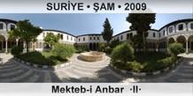 SUR�YE � �AM Mekteb-i Anbar  �II�